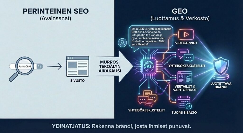 GEO - miten näkyä ChatGPT:ssä ja muissa tekoälysovelluksissa