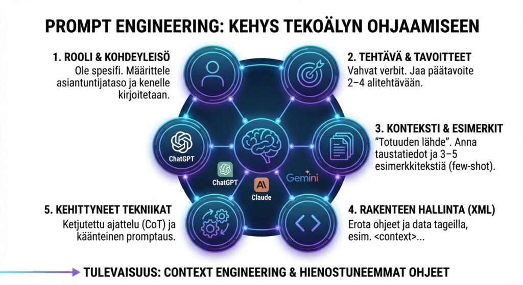 Mitä on prompt engineering?