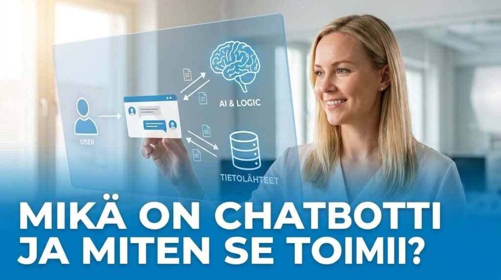 Mikä on chatbotti ja miten se toimii – AI, logiikka ja tietolähteet chatbotin taustalla