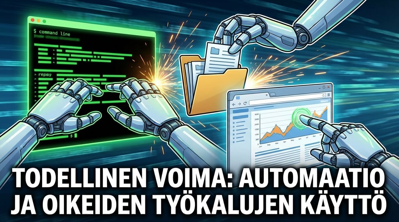 Tekoäly automaatio ja työkalujen käyttö OpenClawilla