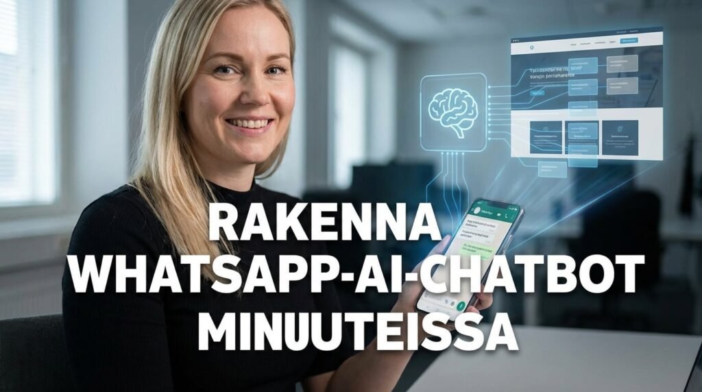 WhatsApp chatbotti on helppo rakentaa