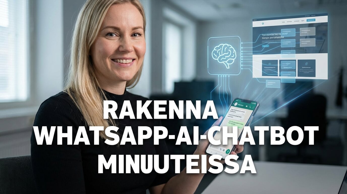 WhatsApp-chatbotti minuuteissa – näin rakennat toimivan AI-avustajan