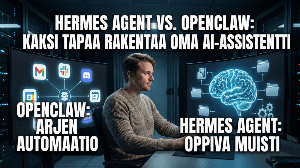 Hermes Agentin agentit vai OpenClaw’n AI-assistentit