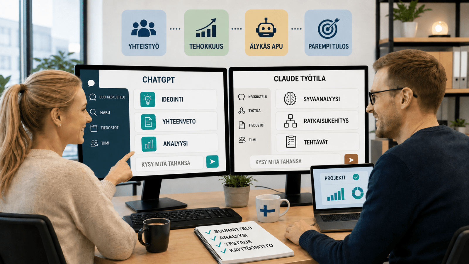 ChatGPT Work vs. Claude Cowork – Kumpi on parempi?