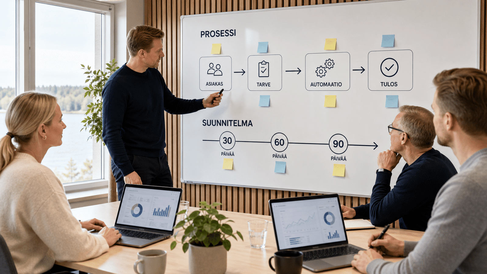 Miten automatisoida yritys älykkäästi: prosessi ensin, nopeat voitot ja pidempi suunnitelma